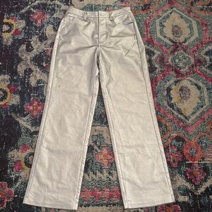 Wayf Metallic Silver Pants